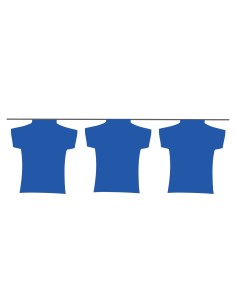 Guirlande maillot bleu en plastique résistant : Fabrication Française 2