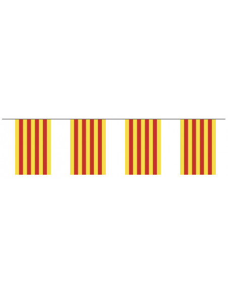 guirlande drapeau catalogne