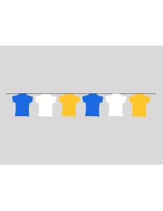 copy of Guirlande maillot jaune en plastique résistant