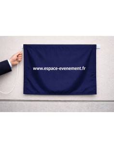 Drapeau d'inauguration personnalisé