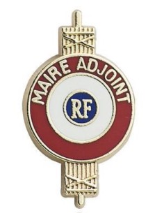 Insigne boutonnière maire adjoint