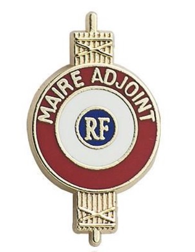 Insigne boutonnière maire adjoint