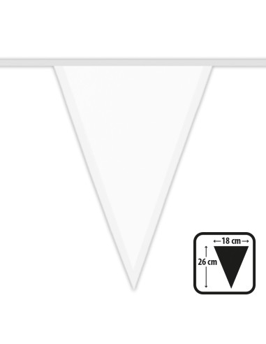 Guirlande fanions triangulaire multicolore en tissu pour évènements