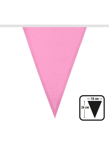 Guirlande fanions triangle blanc en tissu 1er prix