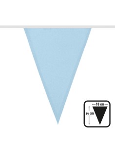 Guirlande fanions triangulaire multicolore en tissu pour évènements