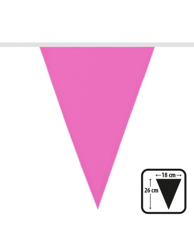 Guirlande fanions triangulaire multicolore en tissu pour évènements