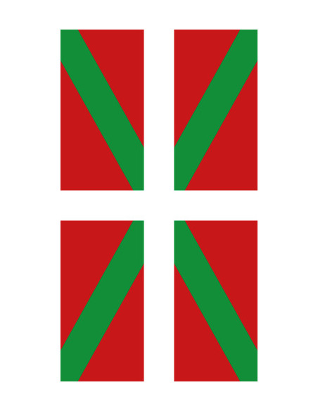 Guirlande drapeau Pays Basque ultra résistante : Fabrication Française