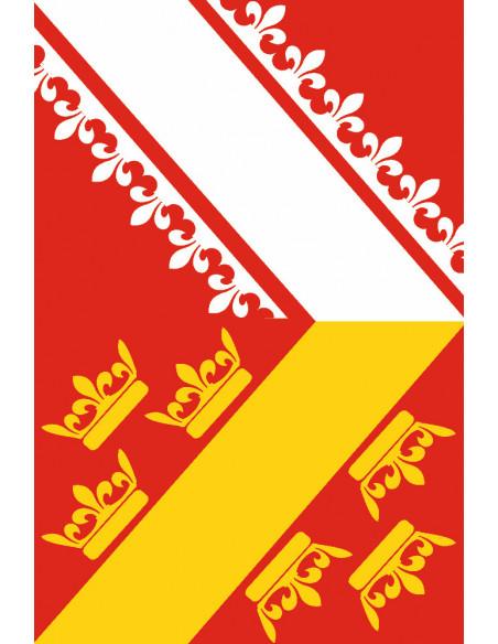 Guirlande drapeau Alsace en plastique ultra résistant