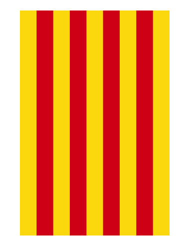 guirlande fanions drapeau catalogne