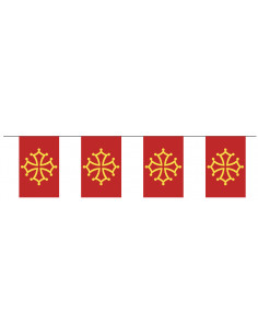 Guirlande drapeau Occitanie Languedoc