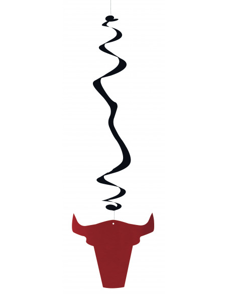 Lot de 6 suspensions tête de taureau ignifugés : Made in France