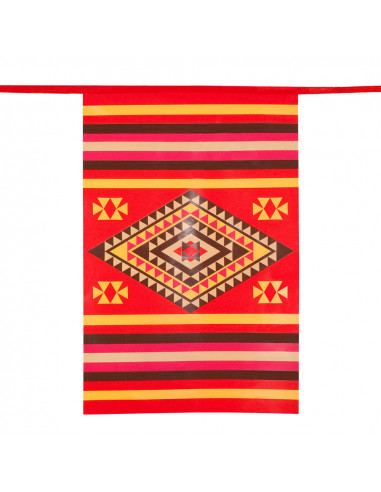 Guirlande fanions fiesta Mexicaine en plastique de 10 mètres