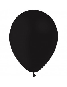 Sachet de ballons noir en latex naturel biodégradable