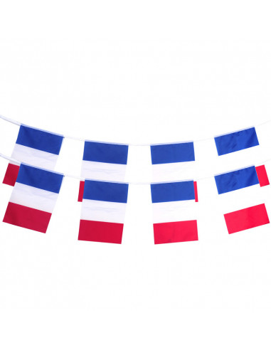 Guirlande drapeaux France 1er prix pour célébrer le 14 Juillet