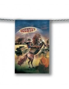 Guirlande western country en papier 2