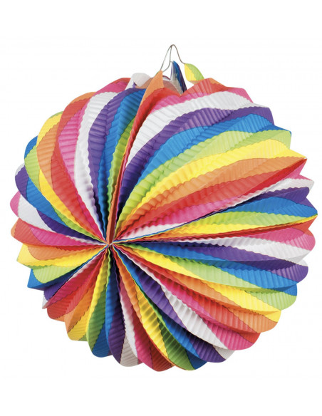 lampion ballon multicolore