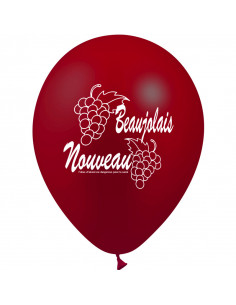 Sachet de ballons Beaujolais nouveau en latex biodégradable