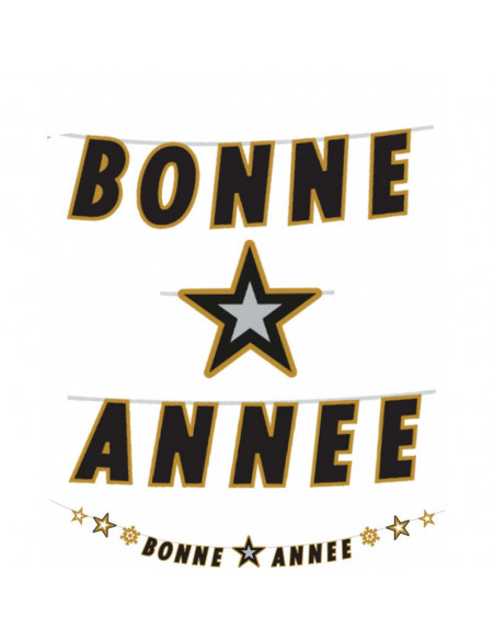 Guirlande "bonne année" sous forme de lettres pour le nouvel an