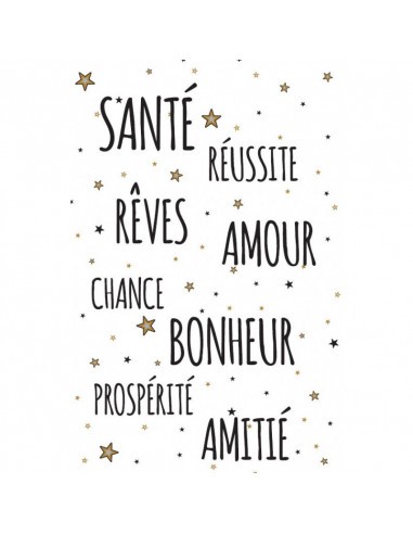 fanions blanc meilleurs voeux