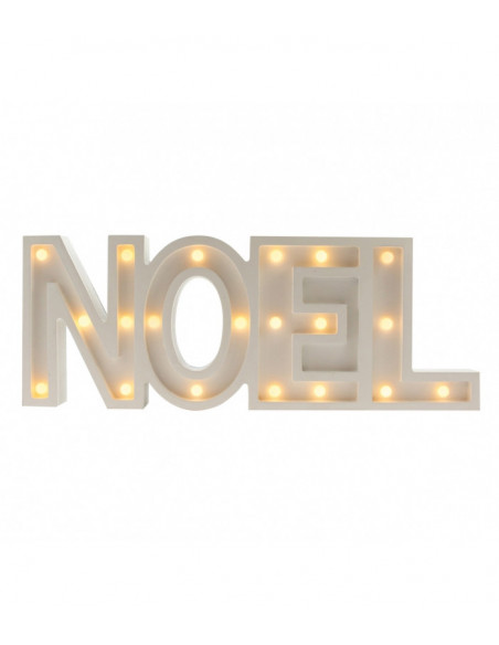 Mot Noël lumineux