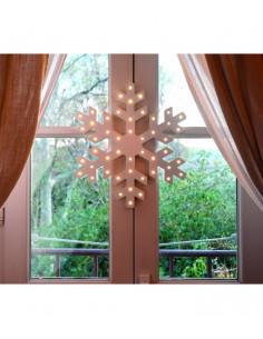 décoration flocon de neige lumineux 2