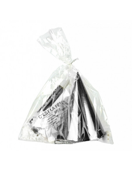 Sachet de cotillons argent 1 personne