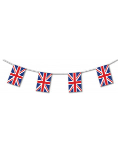 Guirlande drapeau Royaume Uni plastique ultra résistant : Made in France