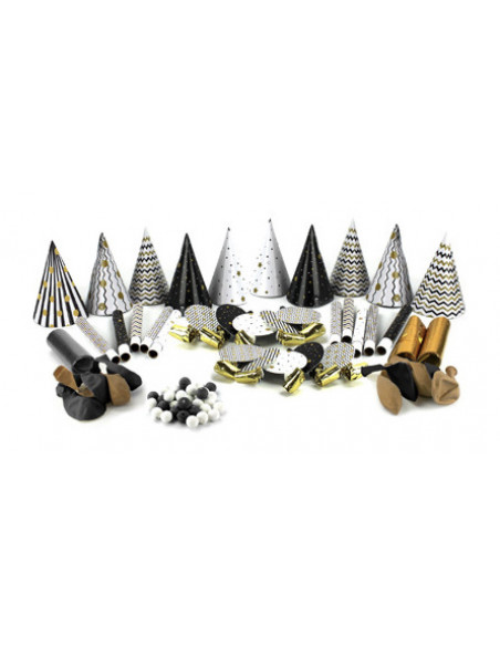 cotillons blanc luxe 10 personnes