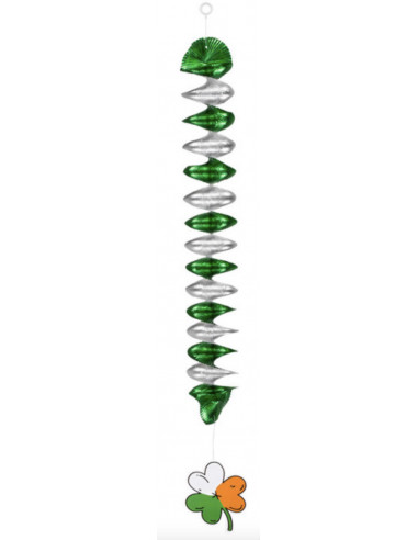 décoration spirale trèfle
