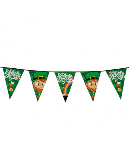 Guirlande fanions triangulaires Saint Patrick