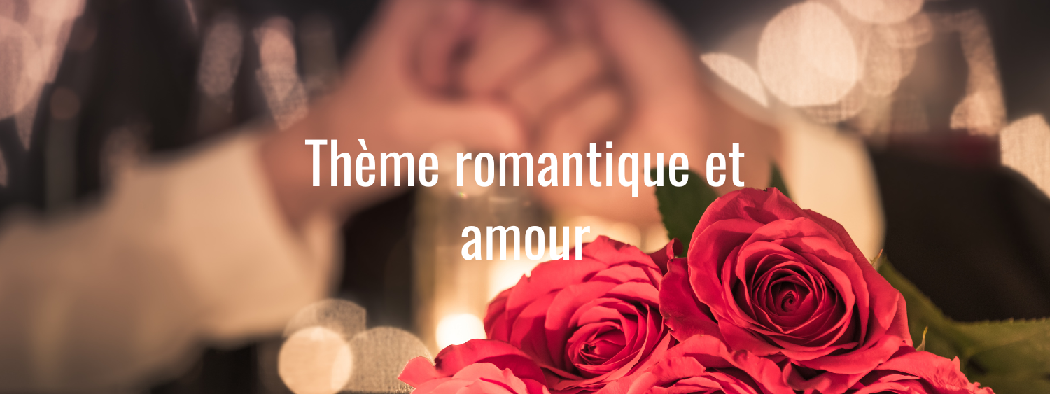 Guirlande 10 fanions amour : décoration mariage